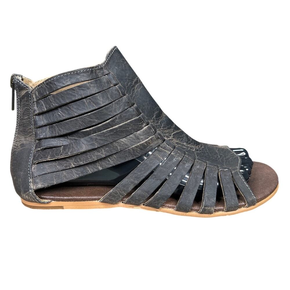 Roan By Bed Stu Women’s Pearl Brown Leather Gladiator Sandal Size US 8.5